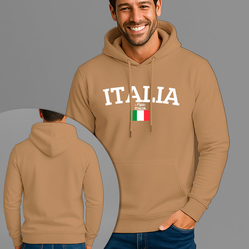 Moletom Canguru Estampado Italia Nexstar Flanelado Algodão 75% e 25% Poliéster Nexstar