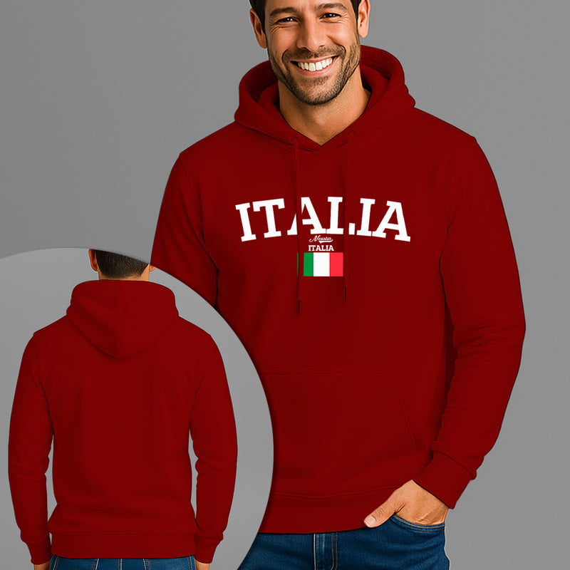 Moletom Canguru Estampado Italia Nexstar Flanelado Algodão 75% e 25% Poliéster Nexstar