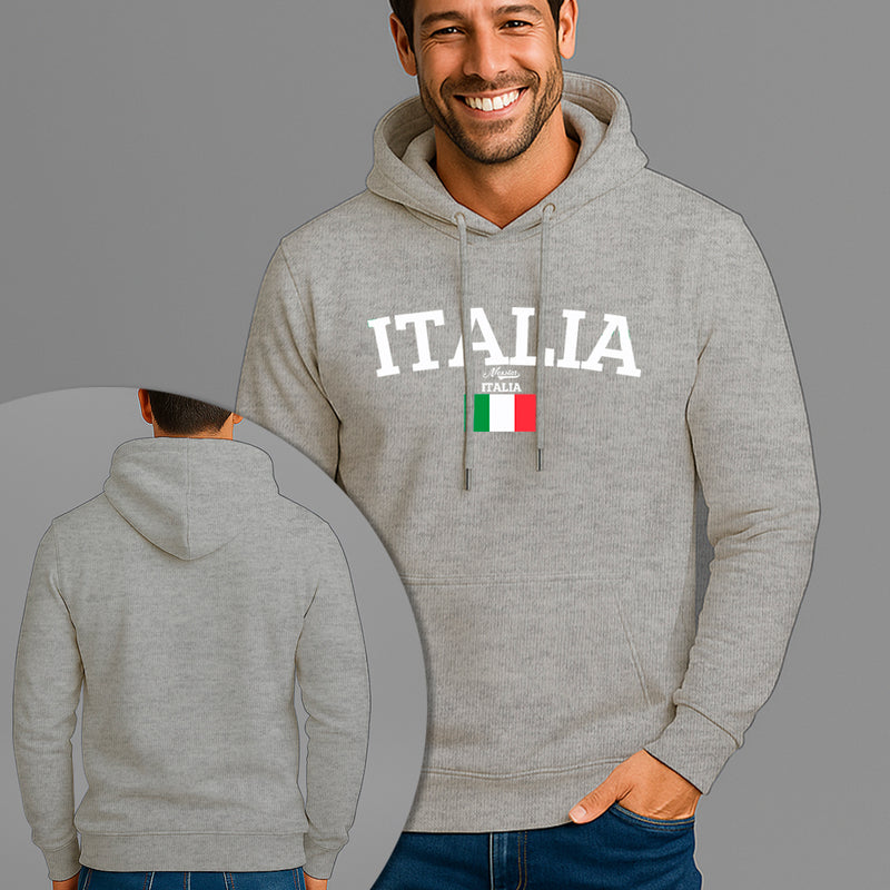 Moletom Canguru Estampado Italia Nexstar Flanelado Algodão 75% e 25% Poliéster Nexstar