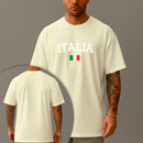 Camiseta Oversized Estampada Italia Nexstar Algodão Premium Fio 30.1 Penteado Nexstar