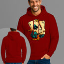 Moletom Canguru Estampado Sorte Nas Cartas Flanelado Algodão 75% e 25% Poliéster Nexstar