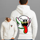 Moletom Canguru Estampado Fanstasminha Boo Flanelado Algodão 75% e 25% Poliéster Nexstar