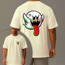 Camiseta Oversized Estampada Fanstasminha Boo Algodão Premium Fio 30.1 Penteado Nexstar