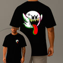 Camiseta Oversized Estampada Fanstasminha Boo Algodão Premium Fio 30.1 Penteado Nexstar