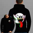 Moletom Canguru Estampado Fanstasminha Boo Flanelado Algodão 75% e 25% Poliéster Nexstar