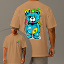 Camiseta Oversized Estampada Urso Kopa Algodão Premium Fio 30.1 Penteado Nexstar