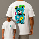 Camiseta Oversized Estampada Urso Kopa Algodão Premium Fio 30.1 Penteado Nexstar