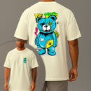 Camiseta Oversized Estampada Urso Kopa Algodão Premium Fio 30.1 Penteado Nexstar