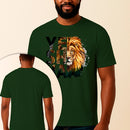 Camiseta Estampada Yeshua Leão 100% Algodão Premium Fio 30.1 Penteado Vest Sagrada