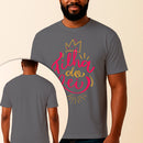 Camiseta Estampada Filha do Rei 100% Algodão Premium Fio 30.1 Penteado Vest Sagrada