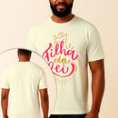 Camiseta Estampada Filha do Rei 100% Algodão Premium Fio 30.1 Penteado Vest Sagrada