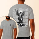 Camiseta Estampada São Miguel Defendei-nos no Combate 100% Algodão Premium Fio 30.1 Penteado Vest Sagrada