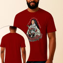 Camiseta Estampada Santa Teresinha Viver de Amor 100% Algodão Premium Fio 30.1 Penteado Vest Sagrada