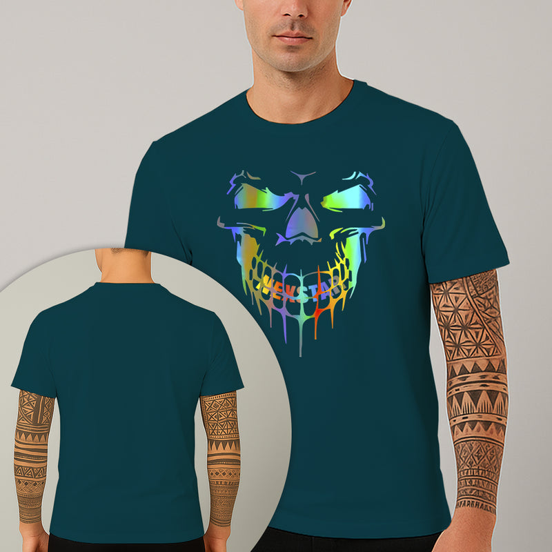 Camiseta Estampada Palhaço Holográfico 100% Algodão Premium Fio 30.1 Penteado Nexstar