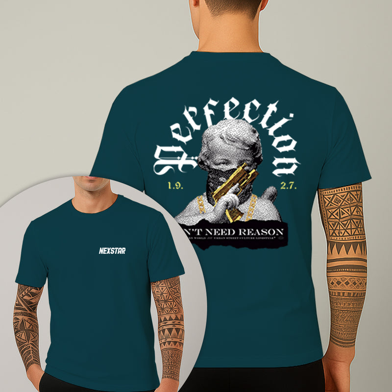 Camiseta Estampada Anjo Perfection Bolado 100% Algodão Premium Fio 30.1 Penteado Nexstar