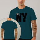 Camiseta Estampada NY Liberty City 100% Algodão Premium Fio 30.1 Penteado Nexstar