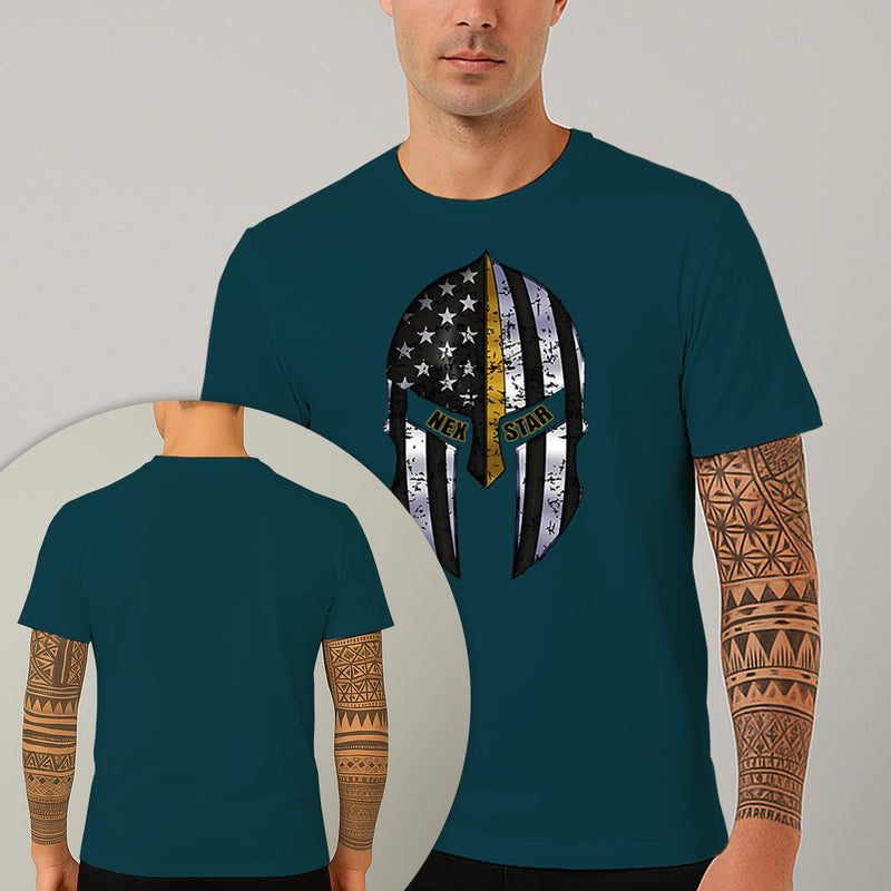 Camiseta Estampada Spartan Cap 100% Algodão Premium Fio 30.1 Penteado Nexstar