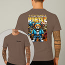 Camiseta Estampada Urso Hustle 100% Algodão Premium Fio 30.1 Penteado Nexstar
