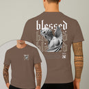 Camiseta Estampada Arcanjo Blessed 100% Algodão Premium Fio 30.1 Penteado Nexstar