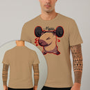 Camiseta Estampada Capivara Shape 100% Algodão Premium Fio 30.1 Penteado Nexstar