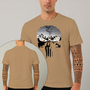 Camiseta Estampada Bat Skull 100% Algodão Premium Fio 30.1 Penteado Nexstar