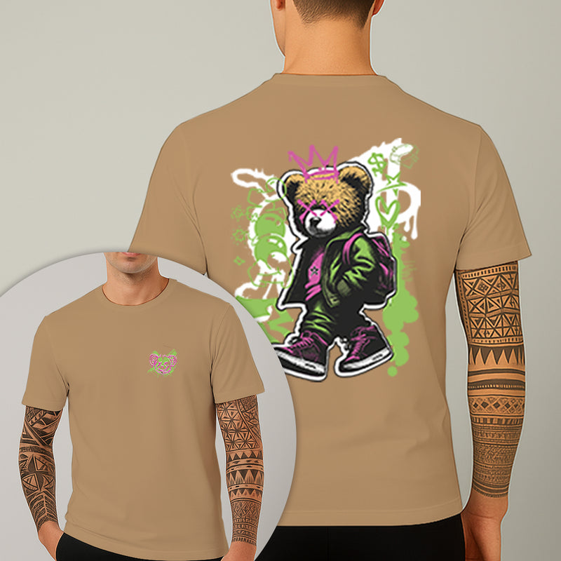 Camiseta Estampada Urso Bag 100% Algodão Premium Fio 30.1 Penteado Nexstar