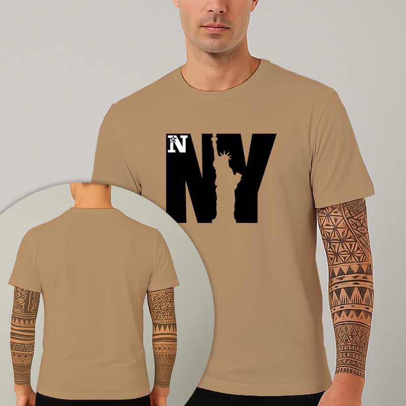 Camiseta Estampada NY Liberty City 100% Algodão Premium Fio 30.1 Penteado Nexstar