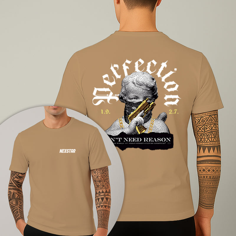 Camiseta Estampada Anjo Perfection Bolado 100% Algodão Premium Fio 30.1 Penteado Nexstar