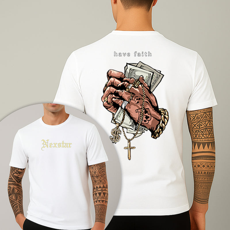 Camiseta Estampada Money Good 100% Algodão Premium Fio 30.1 Penteado Nexstar