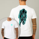 Camiseta Estampada Astronauta Ice Cream 100% Algodão Premium Fio 30.1 Penteado Nexstar