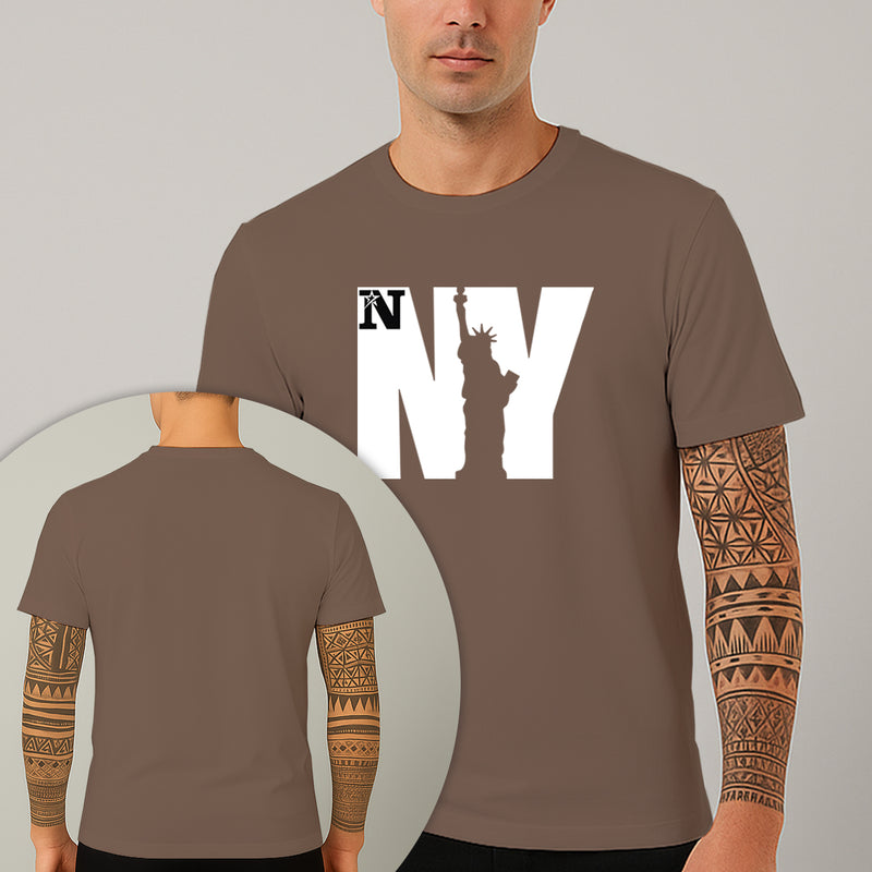 Camiseta Estampada Skull Smoked 100% Algodão Premium Fio 30.1 Penteado Nexstar