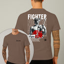 Camiseta Estampada Fighter 100% Algodão Premium Fio 30.1 Penteado Nexstar