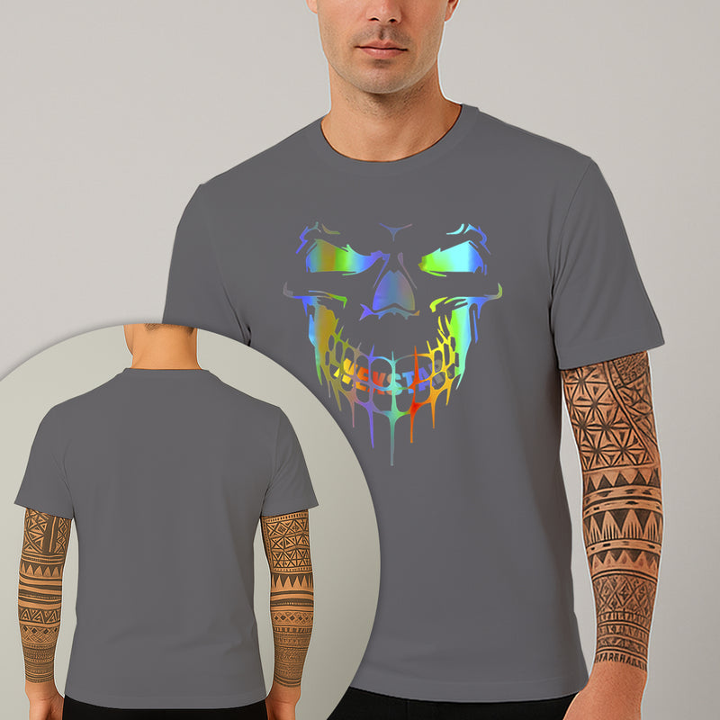 Camiseta Estampada Palhaço Holográfico 100% Algodão Premium Fio 30.1 Penteado Nexstar