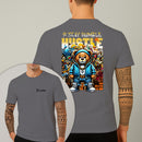 Camiseta Estampada Urso Hustle 100% Algodão Premium Fio 30.1 Penteado Nexstar