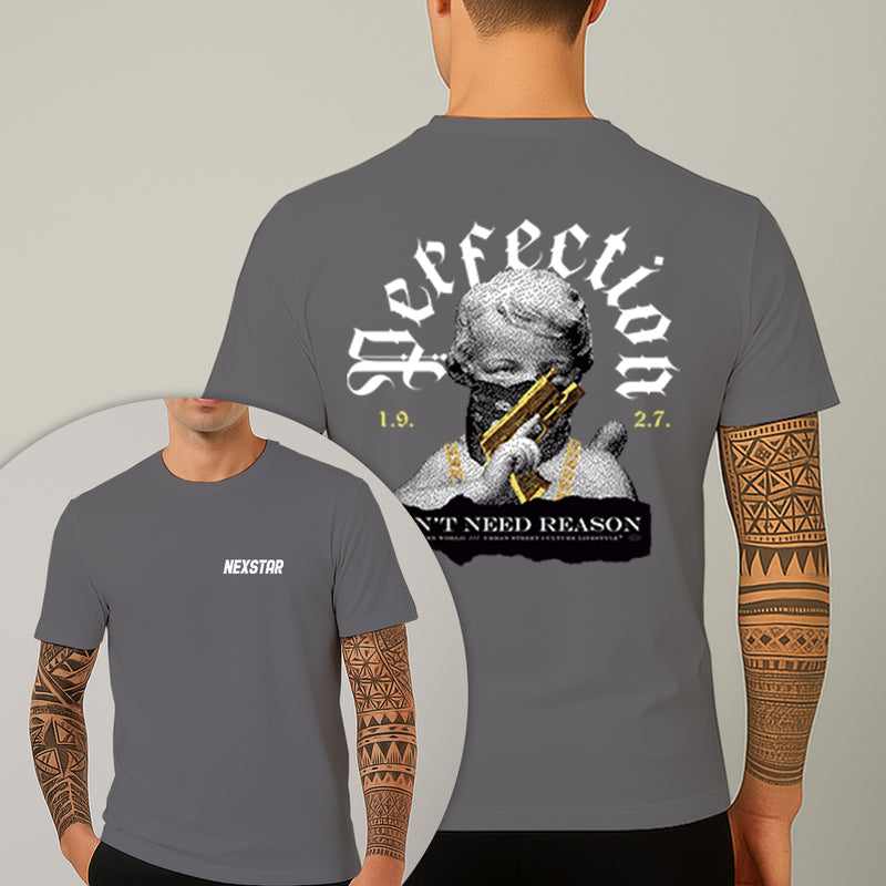 Camiseta Estampada Anjo Perfection Bolado 100% Algodão Premium Fio 30.1 Penteado Nexstar