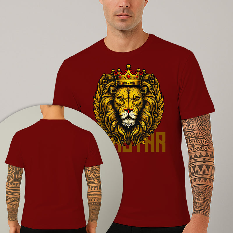 Camiseta Estampada Leão Rei 100% Algodão Premium Fio 30.1 Penteado Nexstar