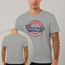 Camiseta Estampada Chicago College 100% Algodão Premium Fio 30.1 Penteado Nexstar