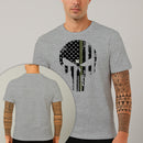 Camiseta Estampada Caveira Militar 100% Algodão Premium Fio 30.1 Penteado Nexstar