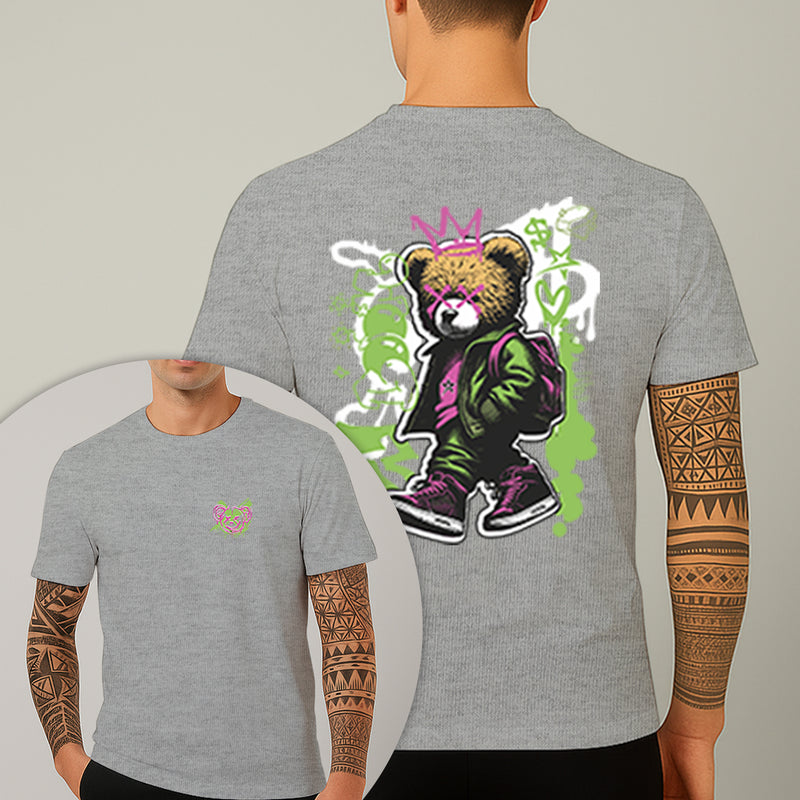 Camiseta Estampada Urso Bag 100% Algodão Premium Fio 30.1 Penteado Nexstar