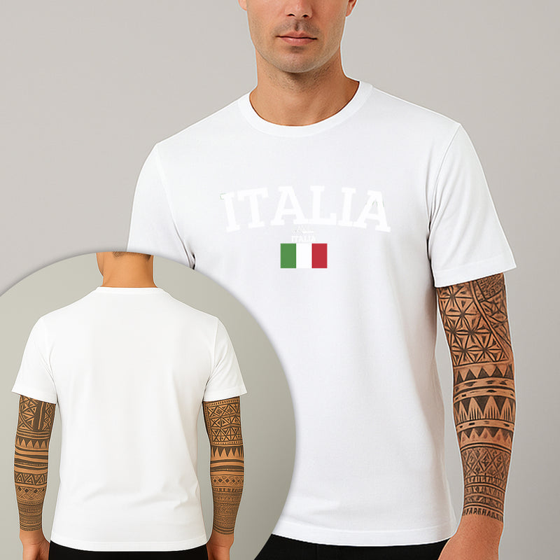 Camiseta Estampada Italia Nexstar 100% Algodão Premium Fio 30.1 Penteado Nexstar