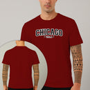Camiseta Estampada Chicago Usa 100% Algodão Premium Fio 30.1 Penteado Nexstar