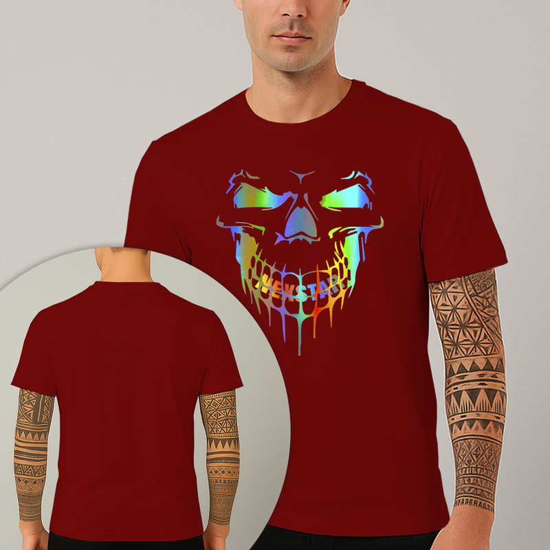 Camiseta Estampada Palhaço Holográfico 100% Algodão Premium Fio 30.1 Penteado Nexstar