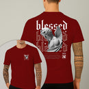 Camiseta Estampada Arcanjo Blessed 100% Algodão Premium Fio 30.1 Penteado Nexstar