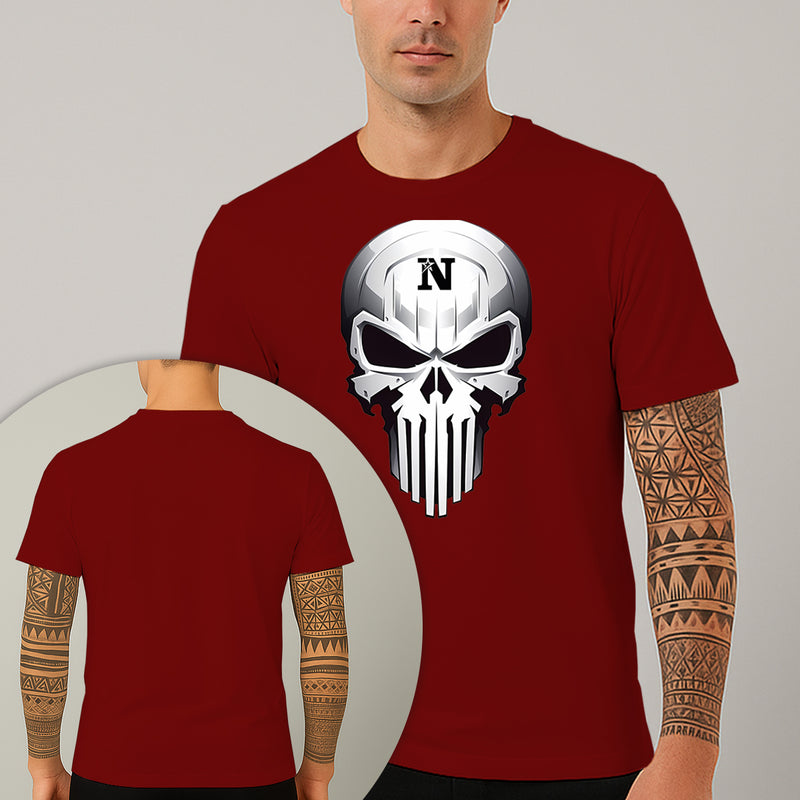 Camiseta Estampada Caveira Blindada 100% Algodão Premium Fio 30.1 Penteado Nexstar