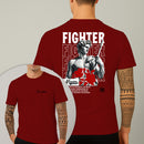 Camiseta Estampada Fighter 100% Algodão Premium Fio 30.1 Penteado Nexstar