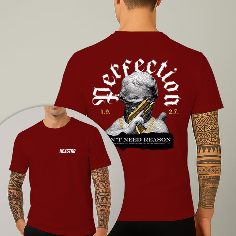 Camiseta Estampada Anjo Perfection Bolado 100% Algodão Premium Fio 30.1 Penteado Nexstar