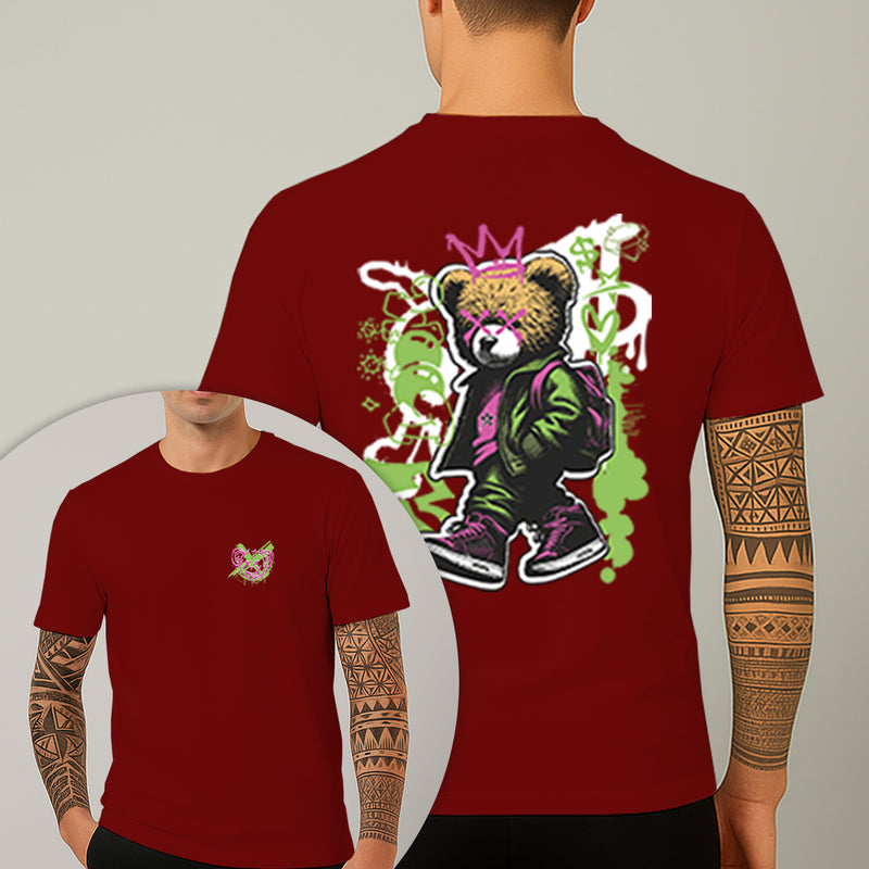 Camiseta Estampada Urso Bag 100% Algodão Premium Fio 30.1 Penteado Nexstar