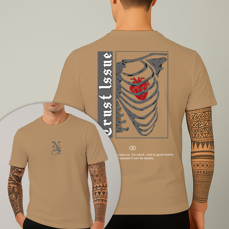 Camiseta Estampada Trust Issue 100% Algodão Premium Fio 30.1 Penteado Nexstar