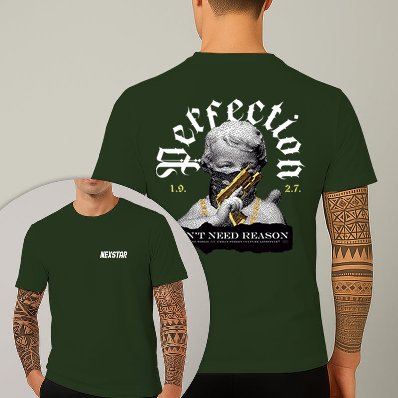 Camiseta Estampada Anjo Perfection Bolado 100% Algodão Premium Fio 30.1 Penteado Nexstar