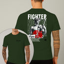 Camiseta Estampada Fighter 100% Algodão Premium Fio 30.1 Penteado Nexstar
